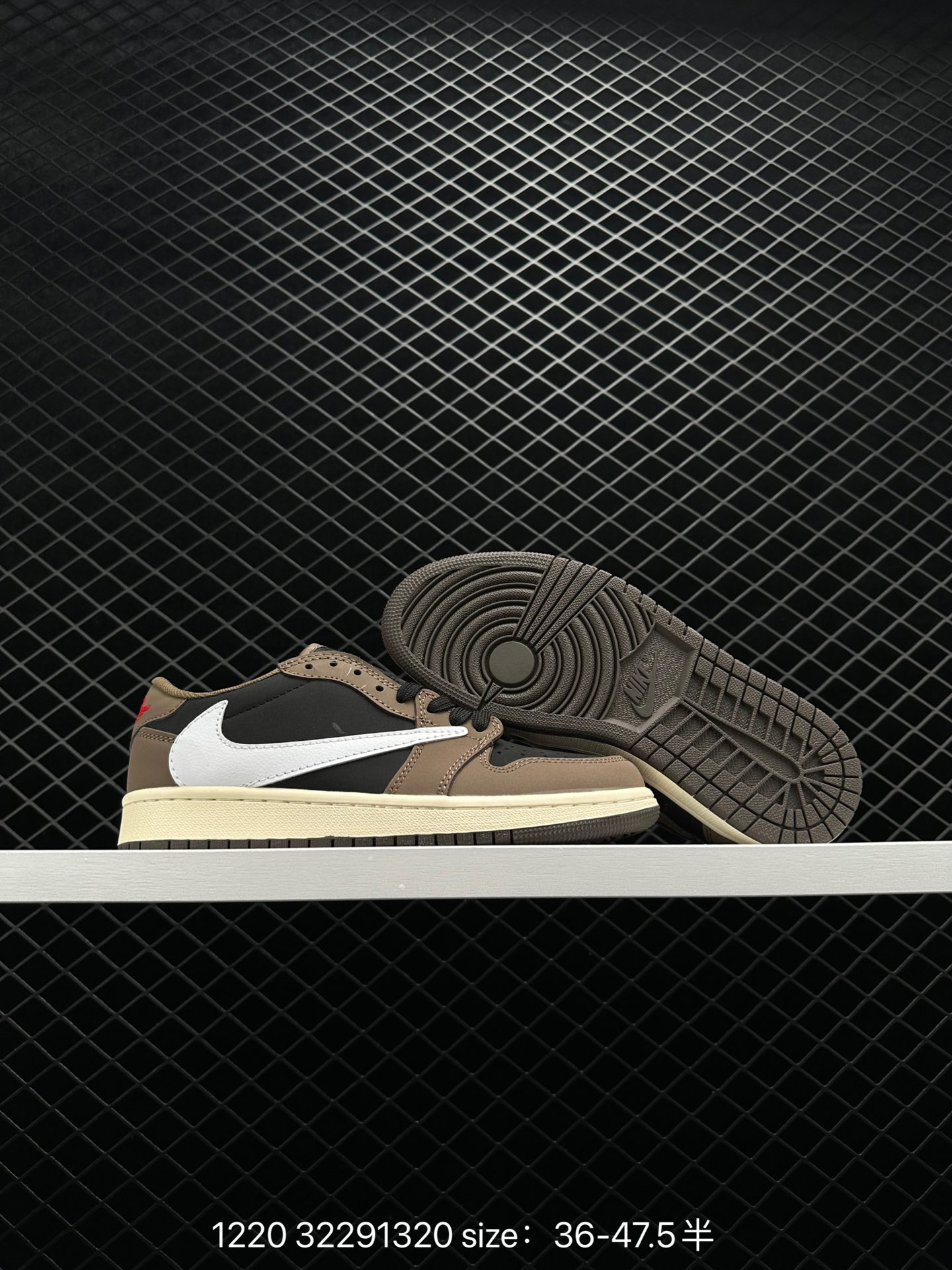 Travis Scott x Air Jordan 1 Low OG “Black Phantom